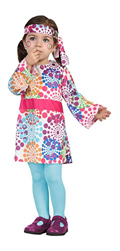 disfraz hippie bebe niña 1