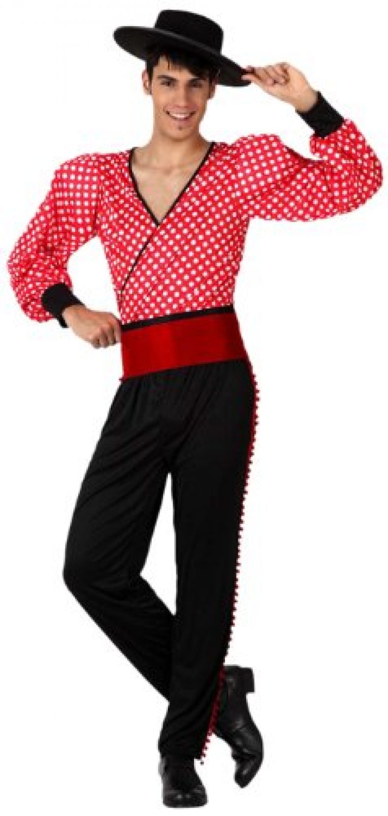 Costume Ballerina Di Flamenco ATOSA 38601 – Multicolore, Taglia M-L, Per Spettacoli E Feste A Tema