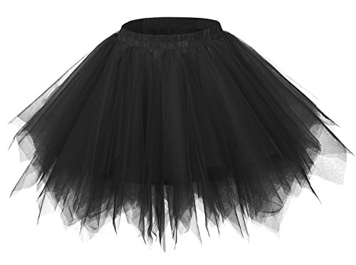 tutu negro para disfraz 1