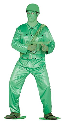 disfraz de soldado de plastico verde 1 disfraz de soldado de plastico verde 1