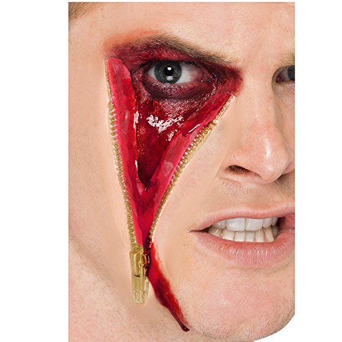 disfraz halloween cremallera cara 1