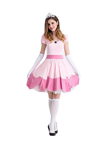 disfraz de peach mario bros mujer 1
