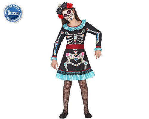 disfraz calavera mexicana niña 1