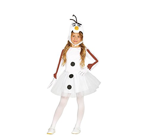 disfraz muñeco de nieve niña 1